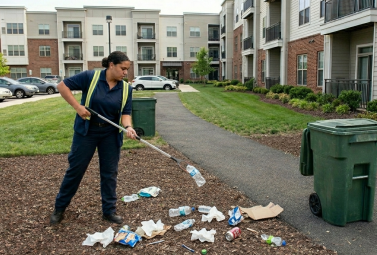Policing trash